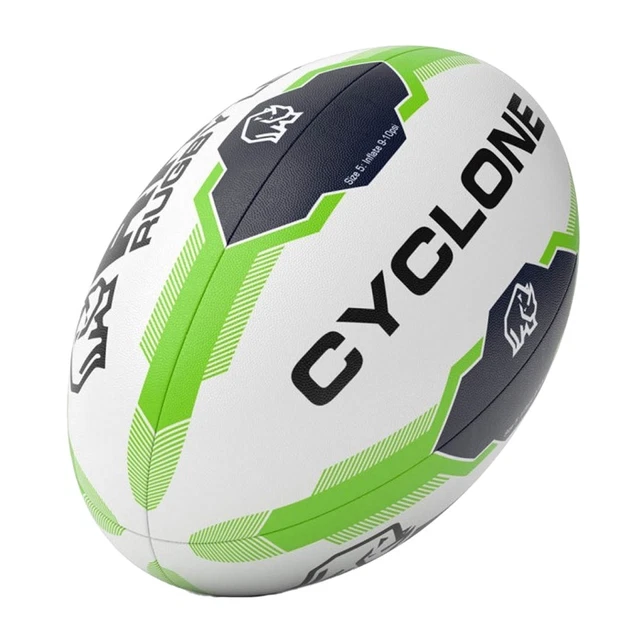 Ballon De Rugby Rhino Touch Bleu - Double Poignée Spéciale Pour Meilleure Maniabilité