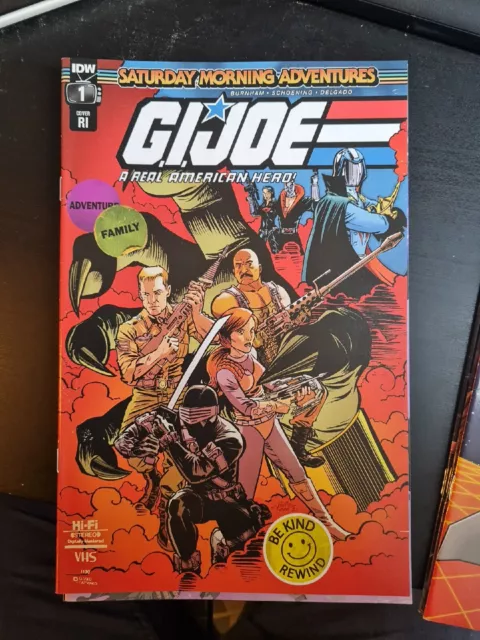 GI Joe Saturday Morning Adventures #1 (2022) 1:10 RI Variant VF+ or better