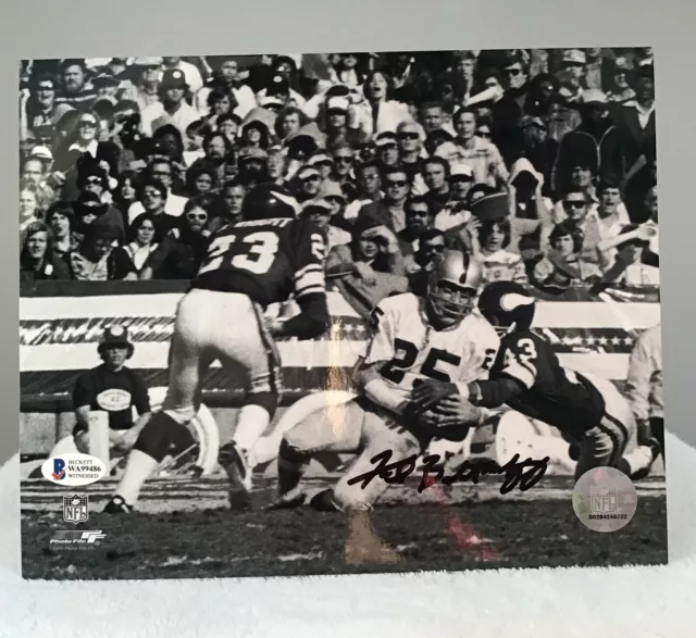 Fred Biletnikoff Autographed Oakland Raiders 8x10 Photo - BAS COA Fred Biletnikoff Autographed Oakland Raiders 8x10 Photo - BAS COA
