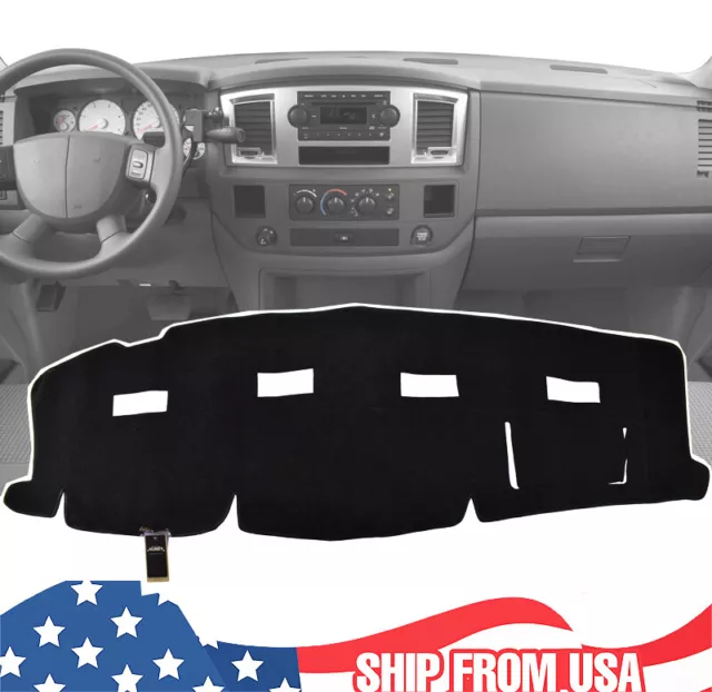 For Dodge Ram 1500 2500 3500 Dash Cover Mat Dash-mat 2006 2007~2008 2009 Black