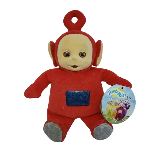 8" Vintage Eden Po Red Teletubbies Mini Bean Bag Stuffed Animal Plush Toy W Tag