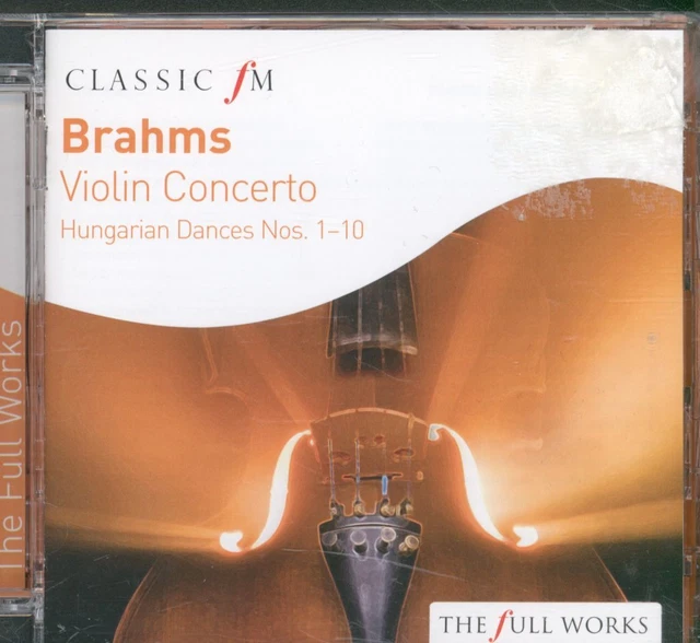 CFMFW054 JOHANNES BRAHMS Violin Concerto CD UK Classic Fm 2008 in super