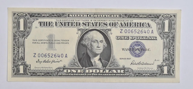 Crisp - 1957 United States Dollar Currency $1 Silver Certificate *978