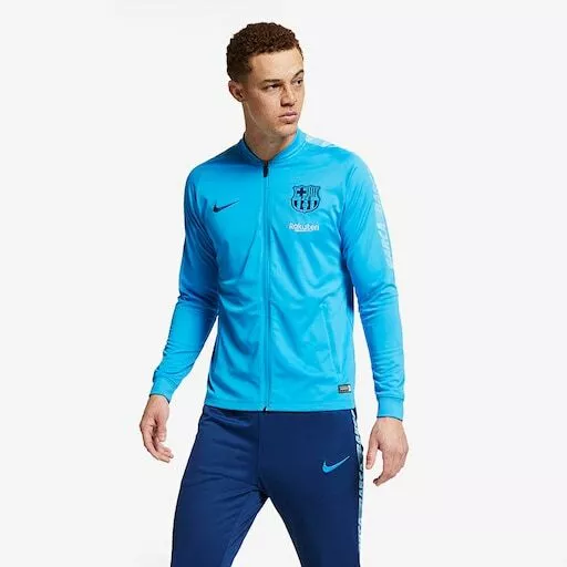 NIKE FC BARCELONA 18 19 Dry Squad Tracksuit Men s Size M Medium 894341 482 64.95 PicClick UK