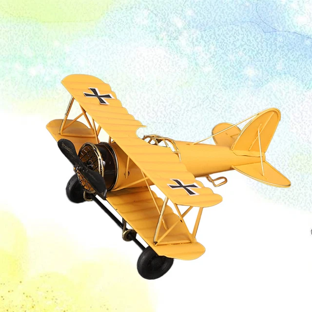Aircraft Models Tabletop Decor Vintage Handicraft Metal Airplane Decoration