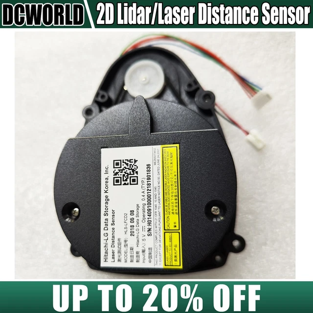 360° 2D LIDAR Laser Radar Scanner Lidar Sensor Distance Detection Kits ...