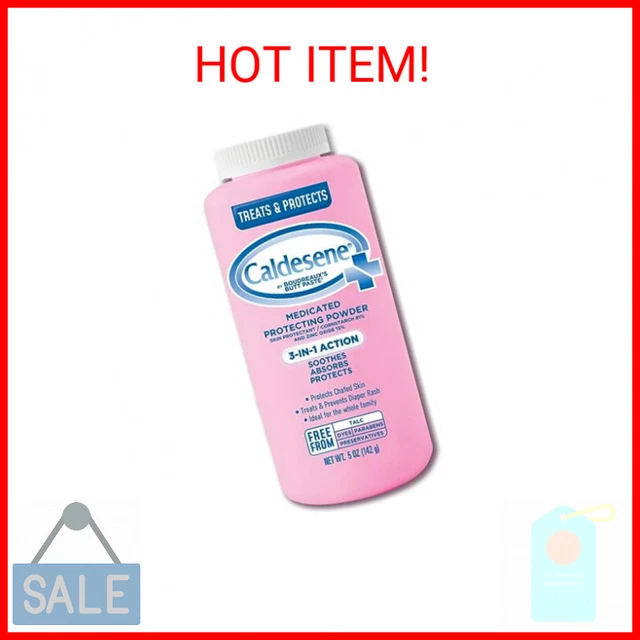 CALDESENE MEDICATED PROTECTING Body Powder with Zinc Oxide and