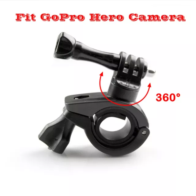 360°Fahrrad Motorrad Lenkerhalterung Halter Klemme Für GoPro HERO 10 9 8 7 6 5 4