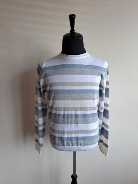 NEW STENSTROMS STRIPED Merino Wool Men's Sweater Size S / M $275.00 ...