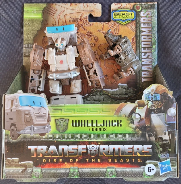 TRANSFORMERS RISE OF The Beasts Beast Alliance Wheeljack & Rhinox Vw