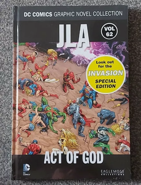 DC Comics Graphic Novel Collection, JLA Act Of God Vol. 62 Eaglemoss New