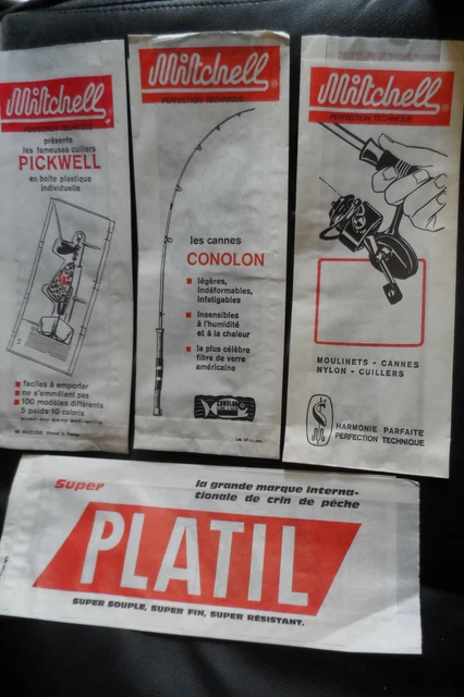 Pêche - LIVRET SACHONS PECHER PUB PUBLICITE MOULINETS DE PECHE MITCHELL