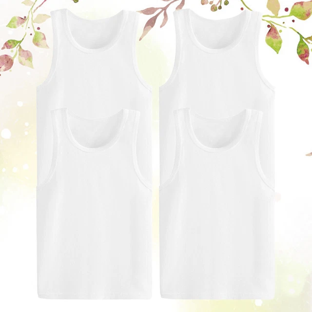 4 pz camicie bambini bambini ragazzi vestiti sportivi top senza maniche