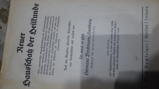 altes Arztbuch von 1945 3