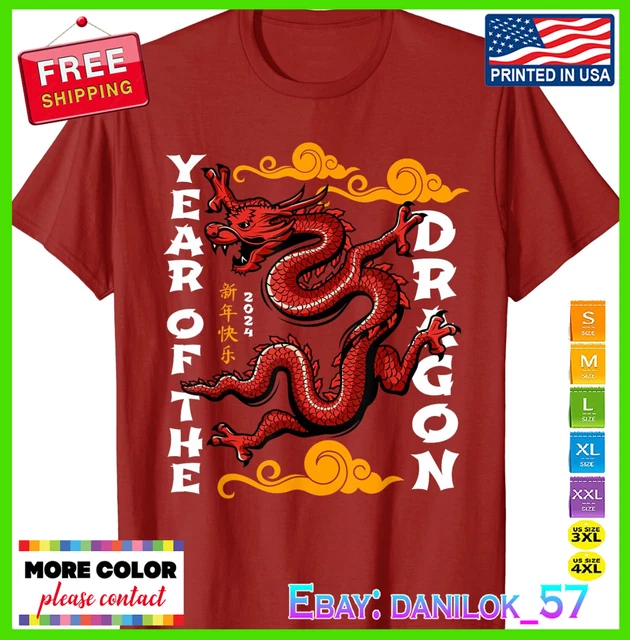 CHINESE NEW YEAR 2024 Year Of The Dragon 2024 Lunar New Year T-Shirt