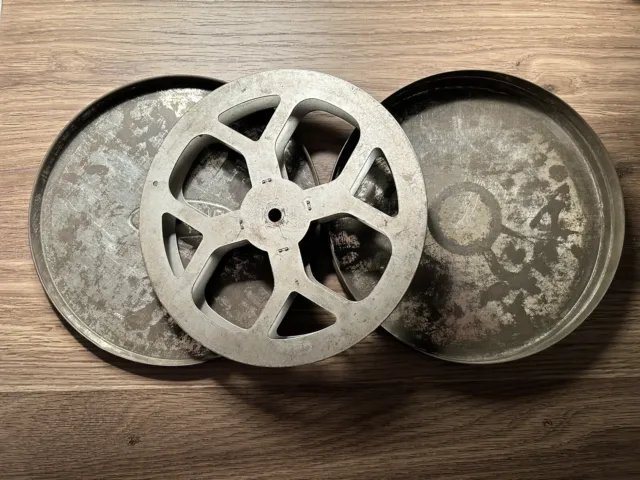 VINTAGE GOLDBERG BROS 35mm Cast Metal Film Movie Theater Reel 20