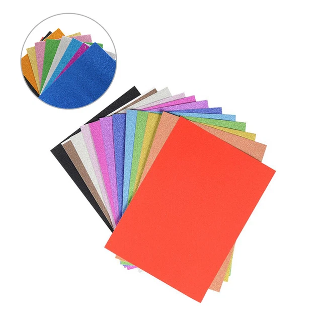 20 un. hojas de espuma de Eva hojas papel color artesanía de esponja para hágalo usted mismo