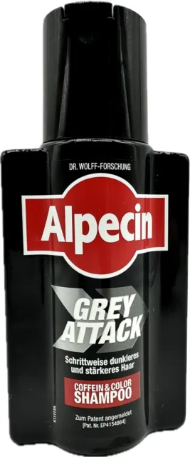 Alpecin Grey Attack Coffein und Color Shampoo schrittweise dunkleres Haar  200ml