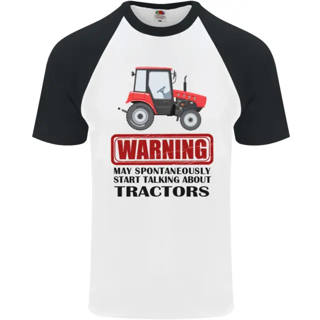 Maglietta da baseball May Talking About Tractors Funny Farmer da uomo S/S