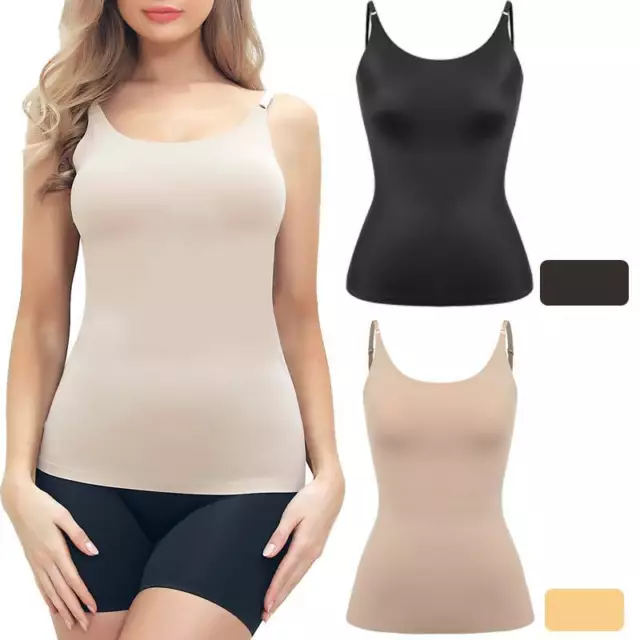 Women Slimming Body Shaper Vest Compression Shirt Tops Tummy