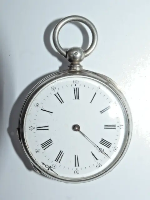 Ancienne grosse montre gousset Argent Massif 68 grammes