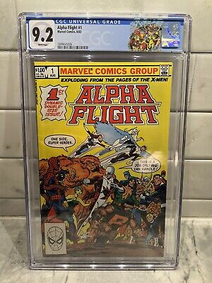 Alpha Flight #1🔥CGC NM- 9.2🔥White Pages🔥1st Puck!🔥1st Marrina🔥Marvel!