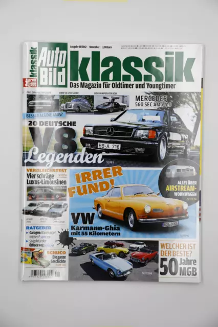 Auto Bild klassik 11/2012 (Nov. 2012), guter Zustand!