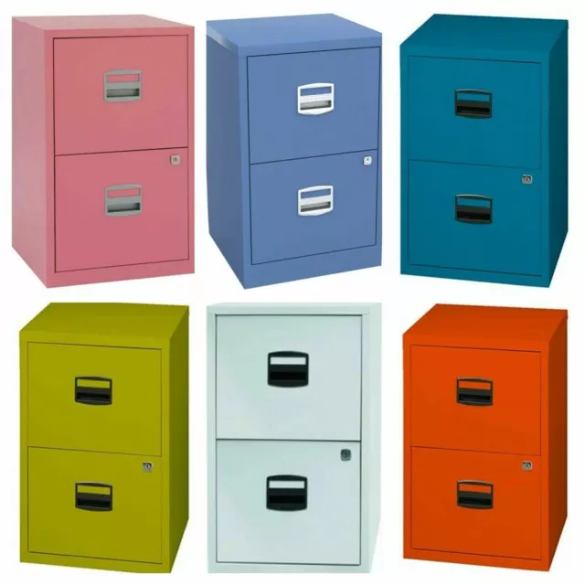 Bisley A4 Steel Filing Cabinet 2 Lockable Drawers | 24 Hour Weekday Delivery