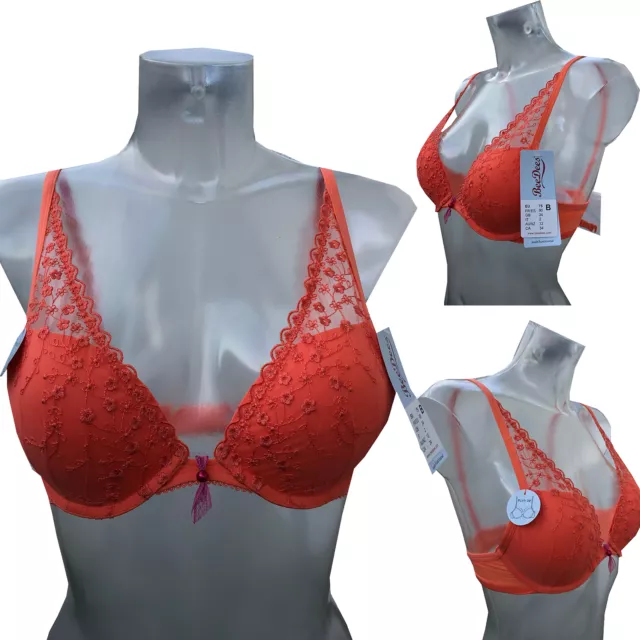 Triumph BeeDees Sweet Heart 39 WHUM Damen Push BH mit Bügel Größe wählbar Orange