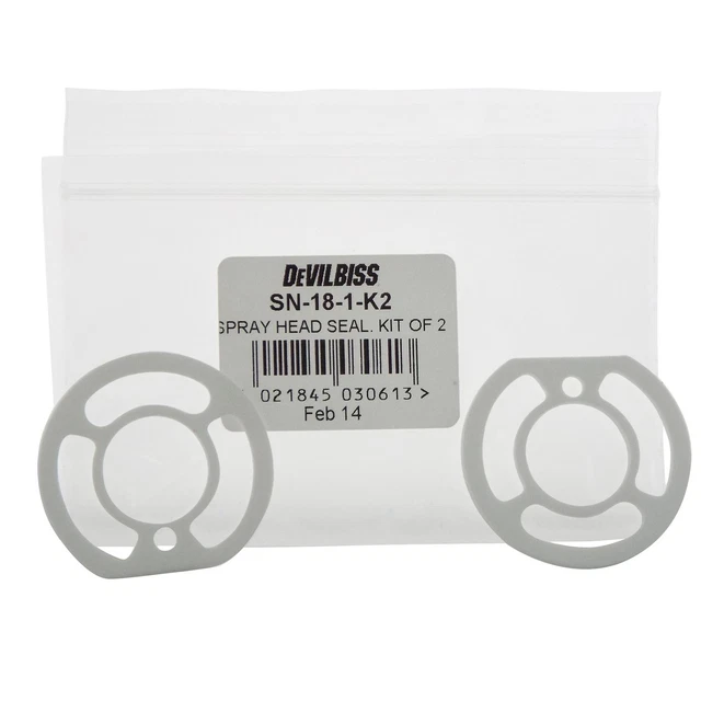 DeVilbiss SN-69-K Spray Head Seal Kit For GTI PRO & Pro Lite Spray Guns