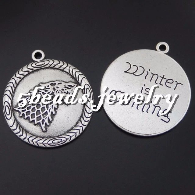 6 Stück Antike Silber Legierung Doppel Tot Graviert Charme Anhänger Kunst 50555