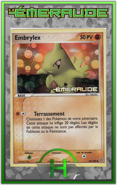Embrylex Holo - EX:Emerald - 52/106 - French Pokemon Card
