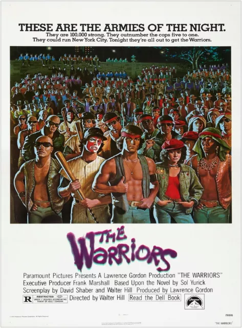 The Warriors Classic Movie Large Poster Art Print Gift A0 A1 A2 A3 A4 Maxi 2