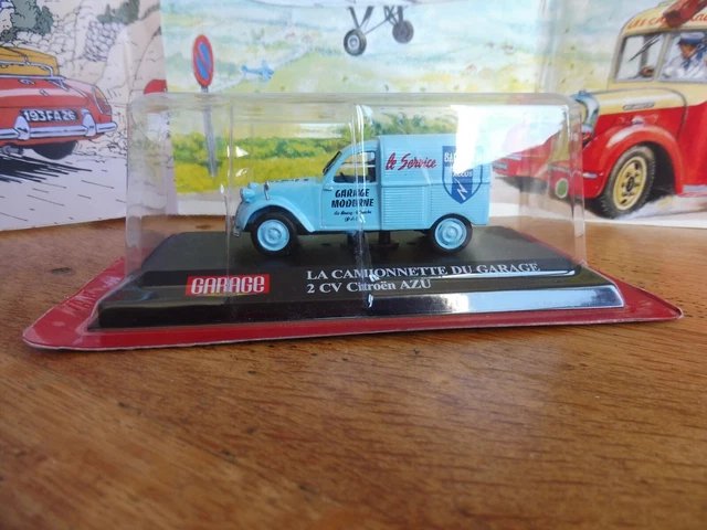 RARE Citroën 2CV Camionnette Bleue - 1/32 - Kit Résine Monté - KIT PCS - Occasion