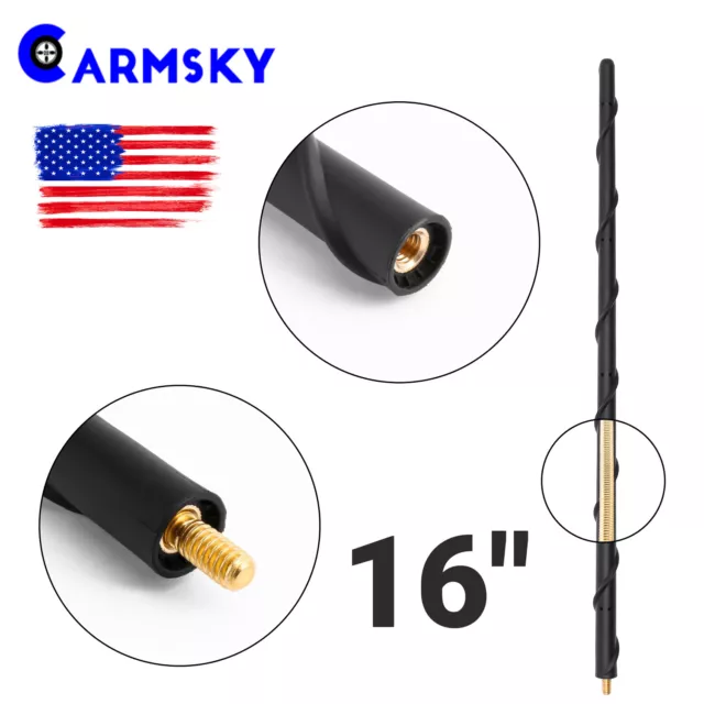 16" Car Radio AM FM Antenna Mast For Ford F150 F-150 Raptor 2009-2022