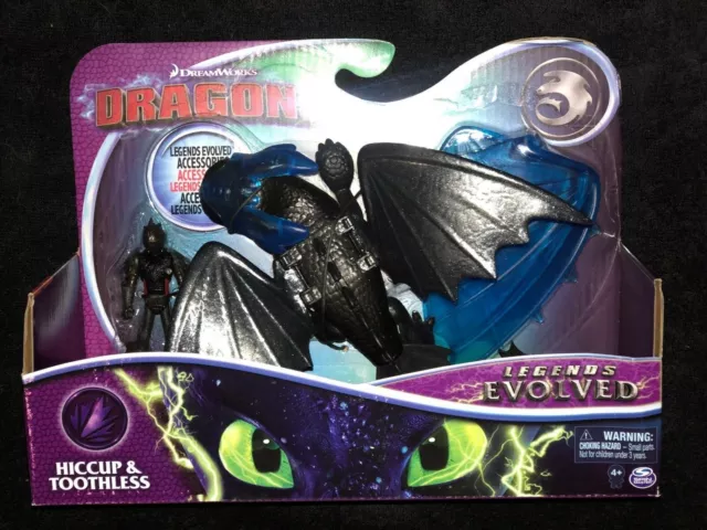 DreamWorks Dragons Legends Evolved Hiccup & Toothless NEW IN HAND