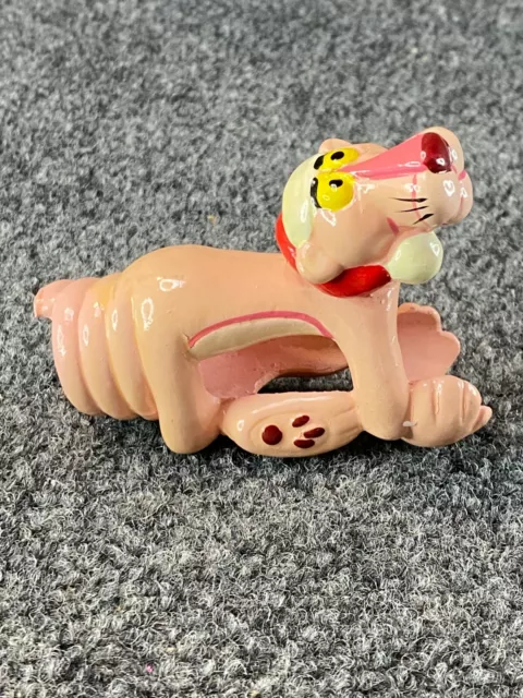 1981 Pink Panther Santa Claus Candle Holder Vintage