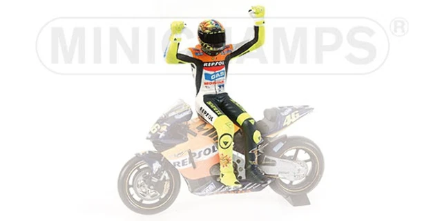 MINICHAMPS 1/12 COLLECTION Figurine , Valentino Rossi , MotoGP 2005 EUR 65,95 - FR