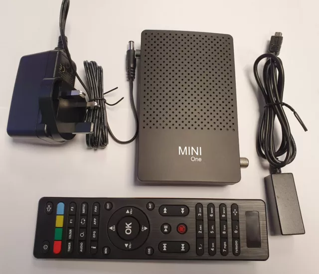 Technomate MINI One HD  Receiver 4 Greek Biss Channels or 15  West UK channels