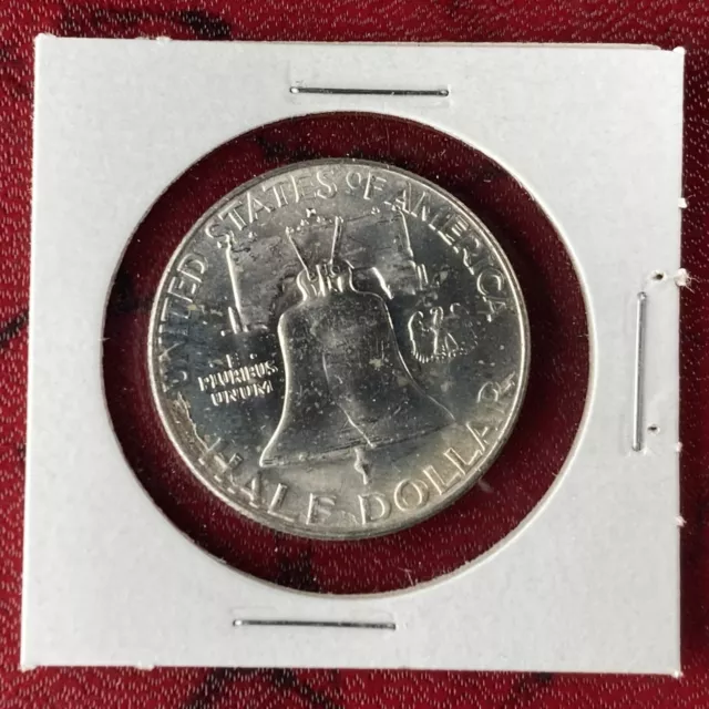 1962-D Franklin Half Dollar - Choice Brilliant Uncirculated  Lustrous!