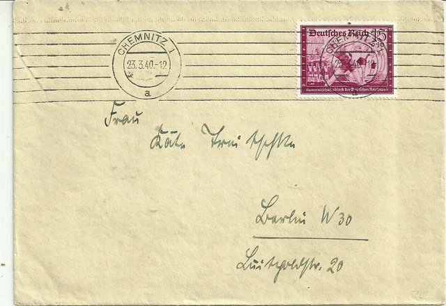 briefmarken deutsches reich 33-45 CHEMNITZ EF