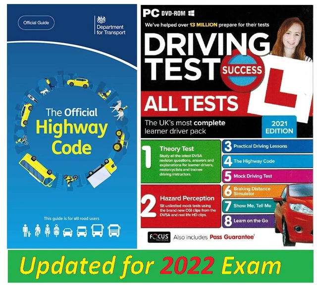 DRIVING THEORY TEST & Hazard Perception Test PC DVDROM & Highway Code ...