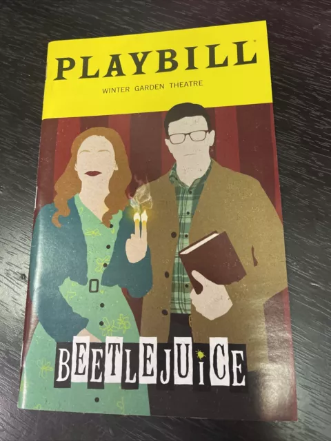 BEETLEJUICE Mar 2020 Broadway Playbill! MAITLANDS Cover KERRY BUTLER Adam Dannh!