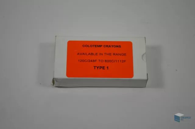 Colotemp Crayons Temperatur-Indikator-Stift 248°F/248 F New