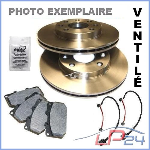 Kit De Frein Arriere Ventilé Ø320 + Contacts Pour Bmw Série 3 E46 325 330