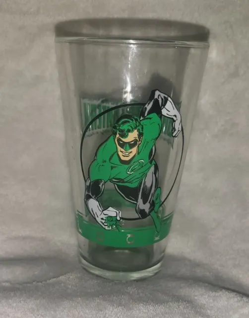 Green Lantern Pint Glass Cup TM & DC Comics Distributed By ICUP Inc. Made in USA