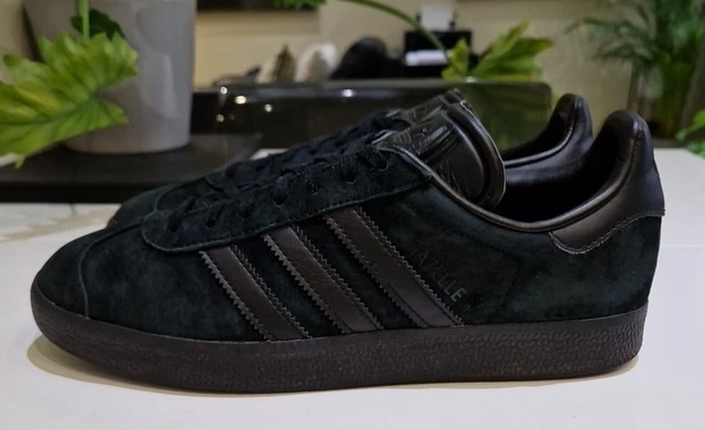 Adidas gazelle og online orange/black suede trainers