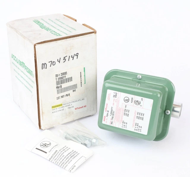 Asco PB41B Pressure Switch