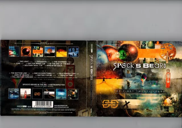 SPOCK'S BEARD - THE FIRST TWENTY YEARS 2 CD plus DVD Digipack