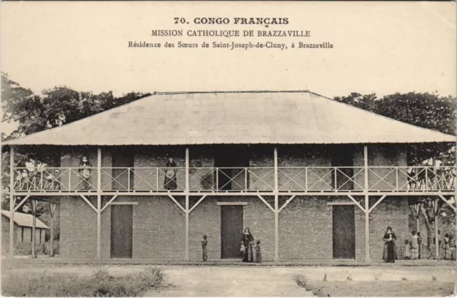 Pc Mission Brazzaville Residence Des Soeurs French Congo (A23914)